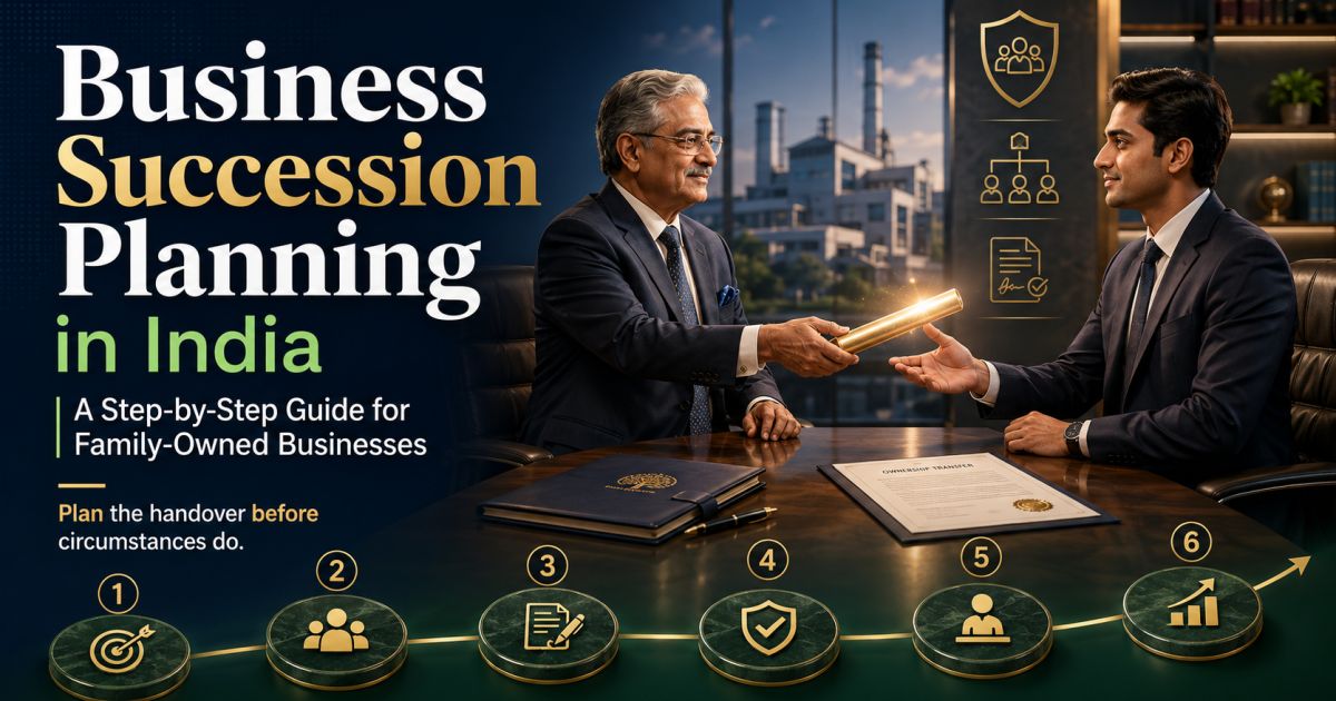 Business Succession Planning in India — A Step-by-Step Guide for Family-Owned Businesses