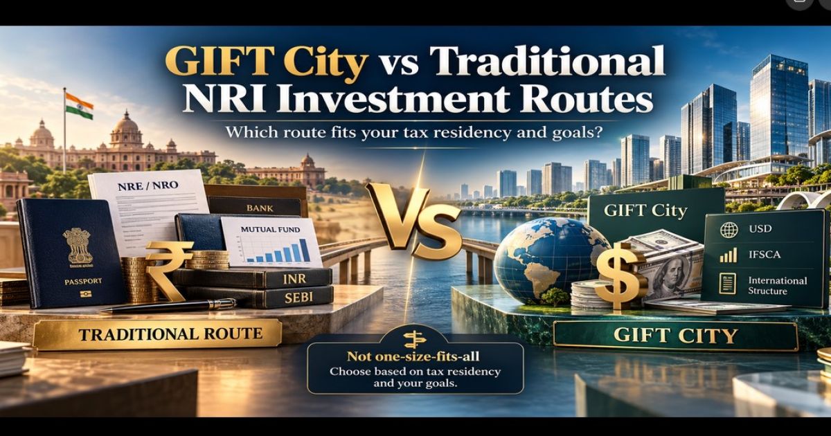 GIFT City vs Traditional NRI Investment Routes: A Comparison